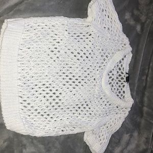 White beach cover up